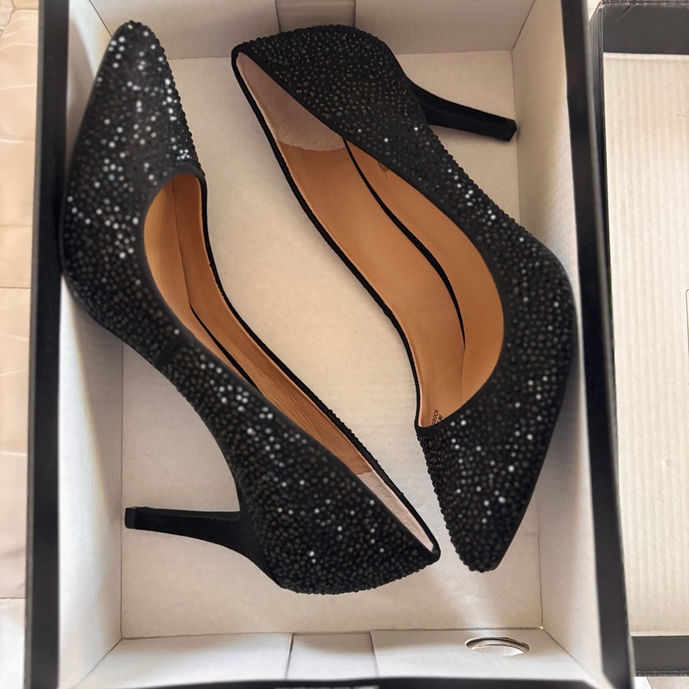 INC International Concepts Black Stiletto Heels